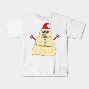 Sandman (snowman made of sand) Kids T-Shirt